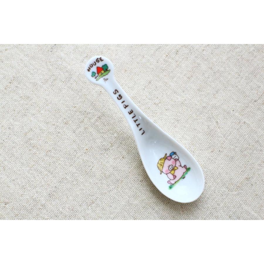 アニマルミニレンゲ 国産 美濃焼 れんげ スプーン 中華 デザード 杏仁