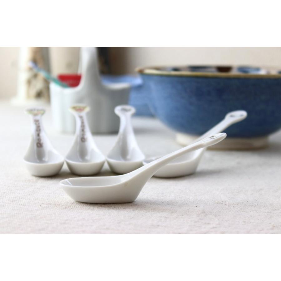 アラカルトミニレンゲ 日本製 美濃焼 れんげ スプーン 中華 デザード