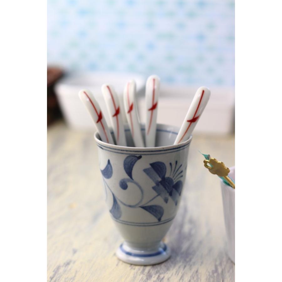 野菜柄のティースプーン 日本製 美濃焼 野菜 ベジタブル なす うり