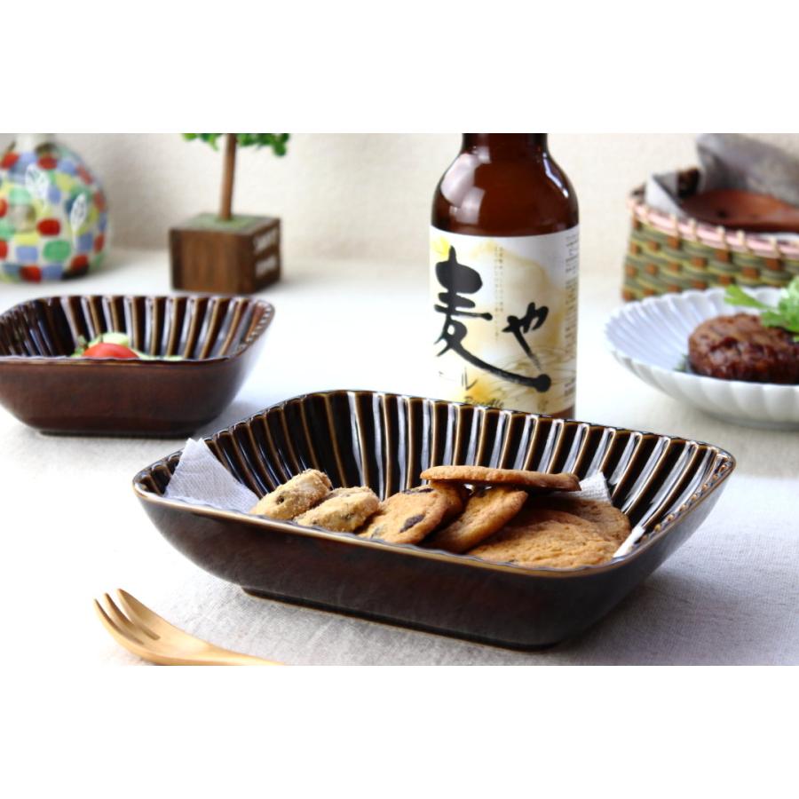 アメしのぎ 長角中鉢 19.5cm 日本製 美濃焼 ボウル ボール
