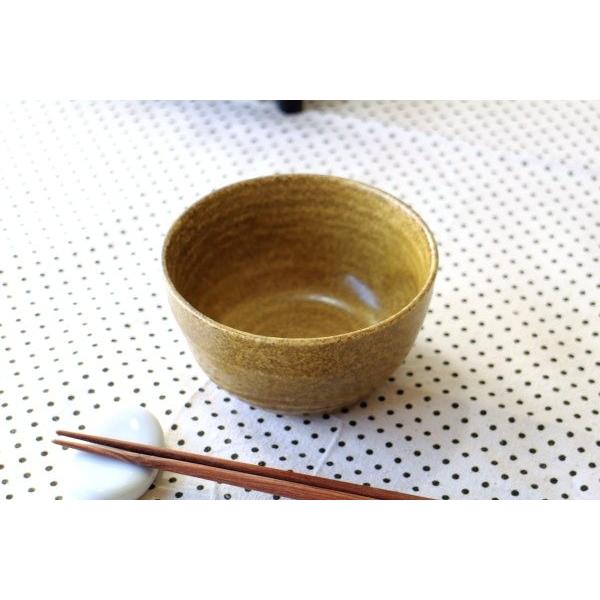 美濃焼3.5寸小鉢 黄土釉 国産 美濃焼 小碗 小器 煮物碗 鉢 サラダ鉢 和