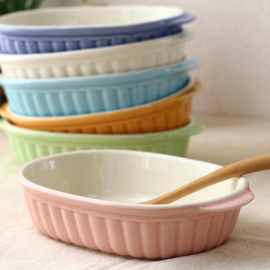 かわいいモコモコグラタン皿 400ml 日本製 美濃焼 選べる6color 耐熱