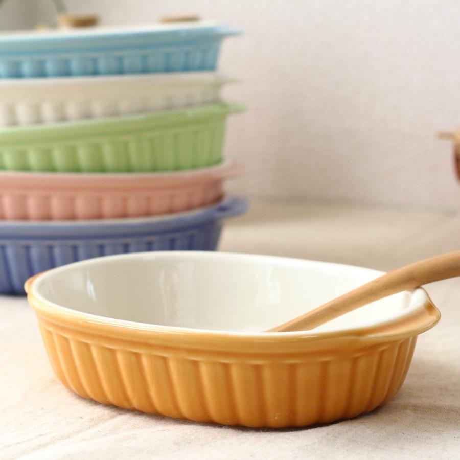 かわいいモコモコグラタン皿 400ml 日本製 美濃焼 選べる6color 耐熱