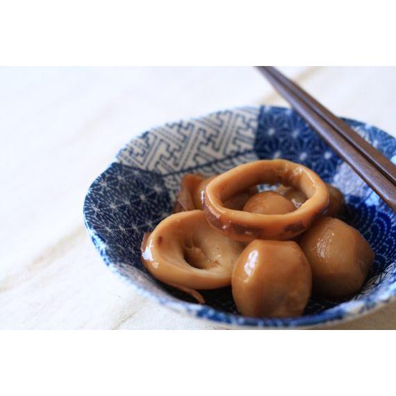 古染藍染紋様 梅型5.0鉢 国産 美濃焼 美しい藍色がお料理を引き立てて