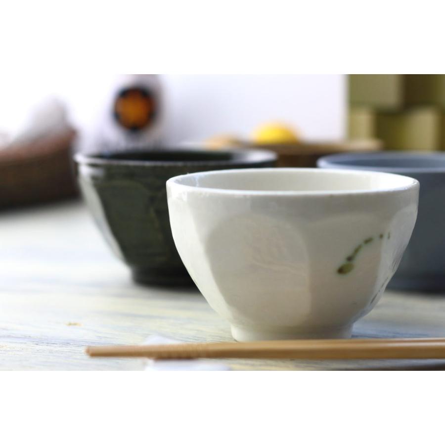 ごはん茶碗 ご飯茶碗 おしゃれ お茶碗 ろくろ粉引 シンプル ソギ模様 和モダン 和風 和食器 日本製 焼き物 粉引 美濃焼 陶器 飯碗 国内即発送 飯碗