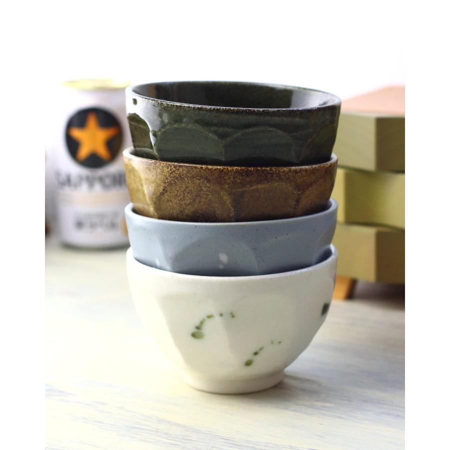 美濃焼面取茶碗 日本製 美濃焼 ご飯茶碗 お茶碗 飯碗 高級感 茶碗 個性