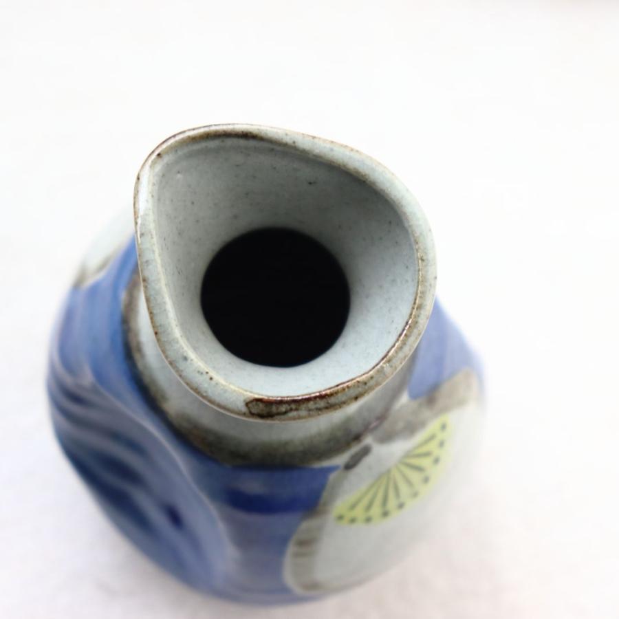 美濃焼愛燦燦徳利 一合 日本製 美濃焼 瀬戸焼 200ml 和食器 藍色