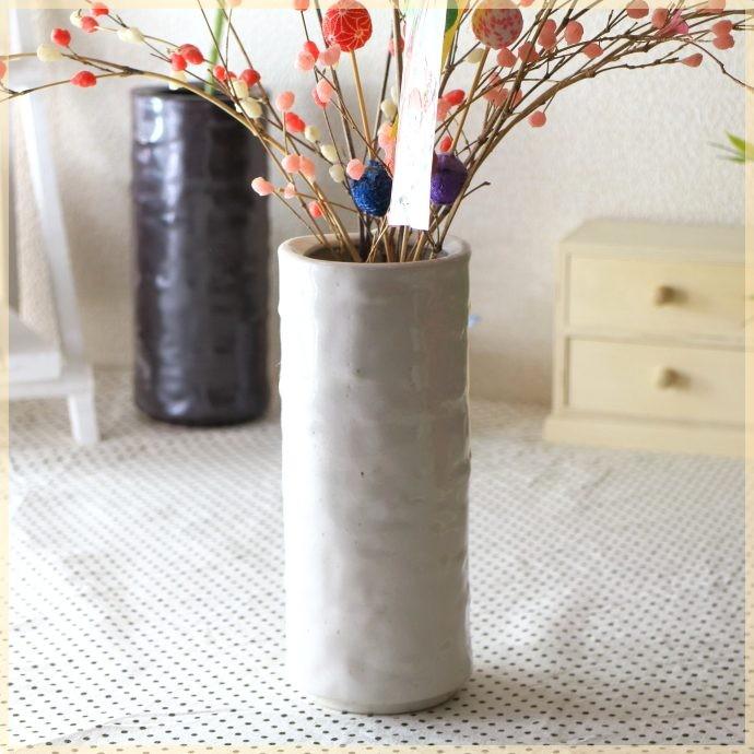 美濃　信楽焼　丸壺　花入れ　花生け　花器♪ 美濃 信楽焼 丸壺 花入れ 花生け 花器♪ mugen-tobo_ootubo0001