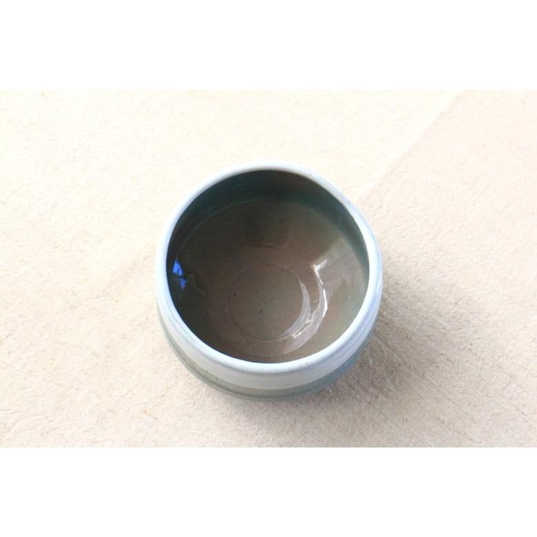 抹茶碗 グレー白盛り お取り寄せ 国産 美濃焼 抹茶 まっちゃ お茶 作法