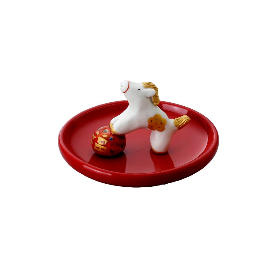 午 和粋香立 K26-12 陶器 干支 置き物 ウマ うま 午年 うま年 ウマ年