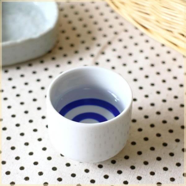 蛇の目お猪口 二勺半盃(45ml) 国産 美濃焼 熱燗のおいしい季節です