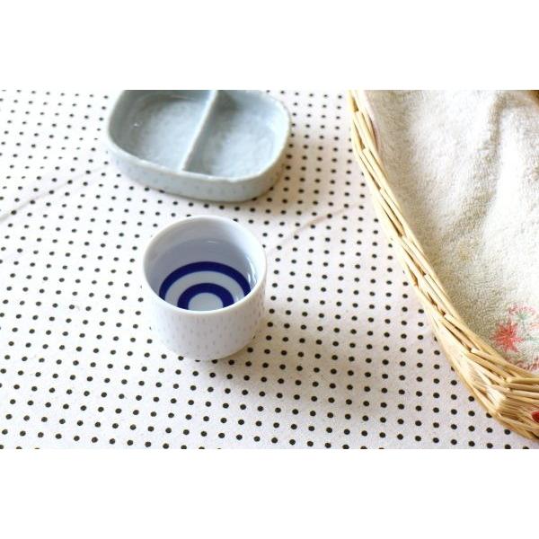 蛇の目お猪口 五勺盃(90ml) 国産 美濃焼 熱燗のおいしい季節です 利き