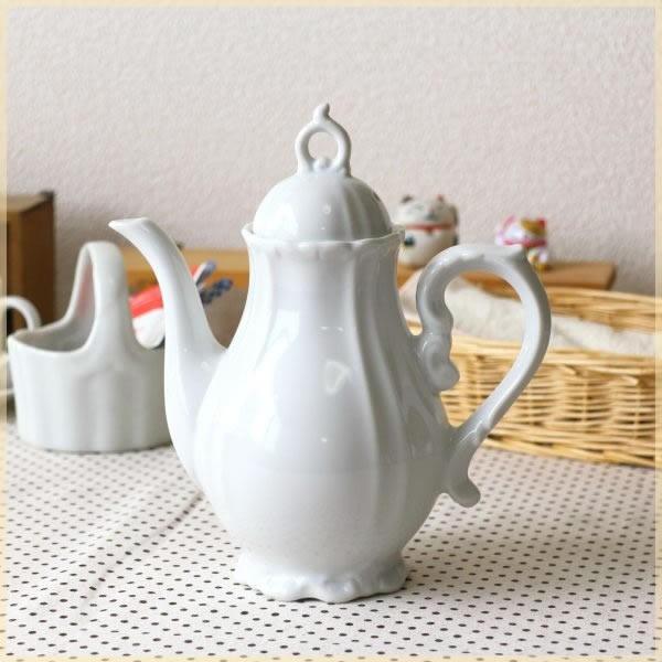 ユニークなデザインの陶器ティーポット . 新しいコレクション のっぽのシンプルティーポット 国産 瀬戸焼 ホーローではよく