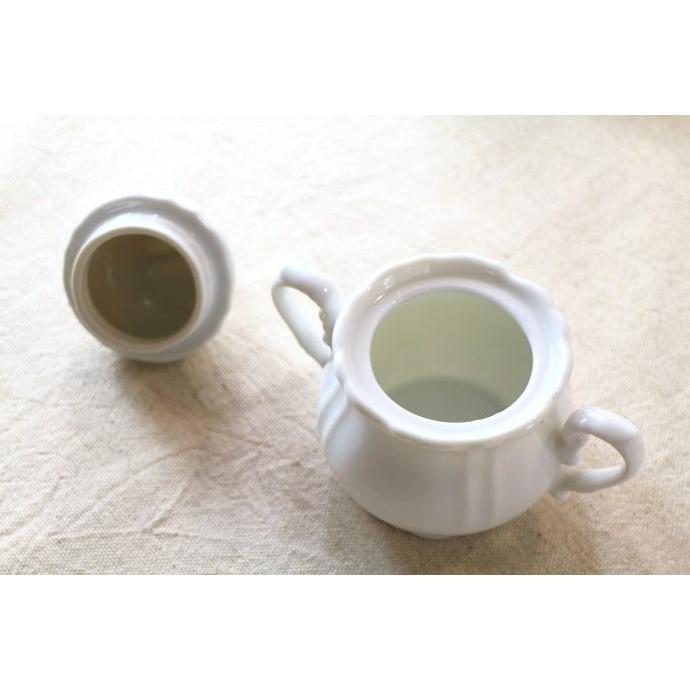 アンティーク調のシュガーケース 国産 瀬戸焼 シュガーポット