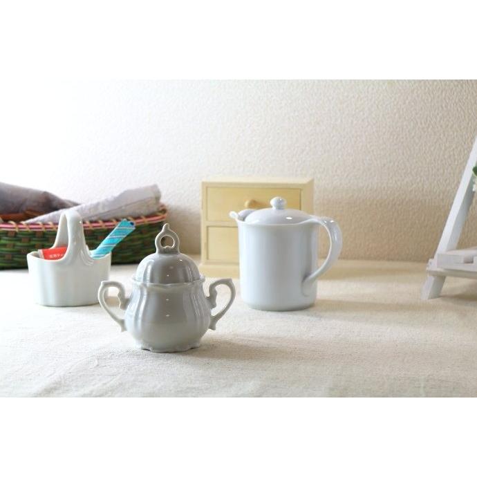 アンティーク調のシュガーケース 国産 瀬戸焼 シュガーポット