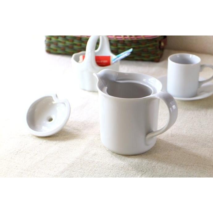 ちょっと背の高い2人用ティーポット 国産 瀬戸焼 掃除が楽 ティー