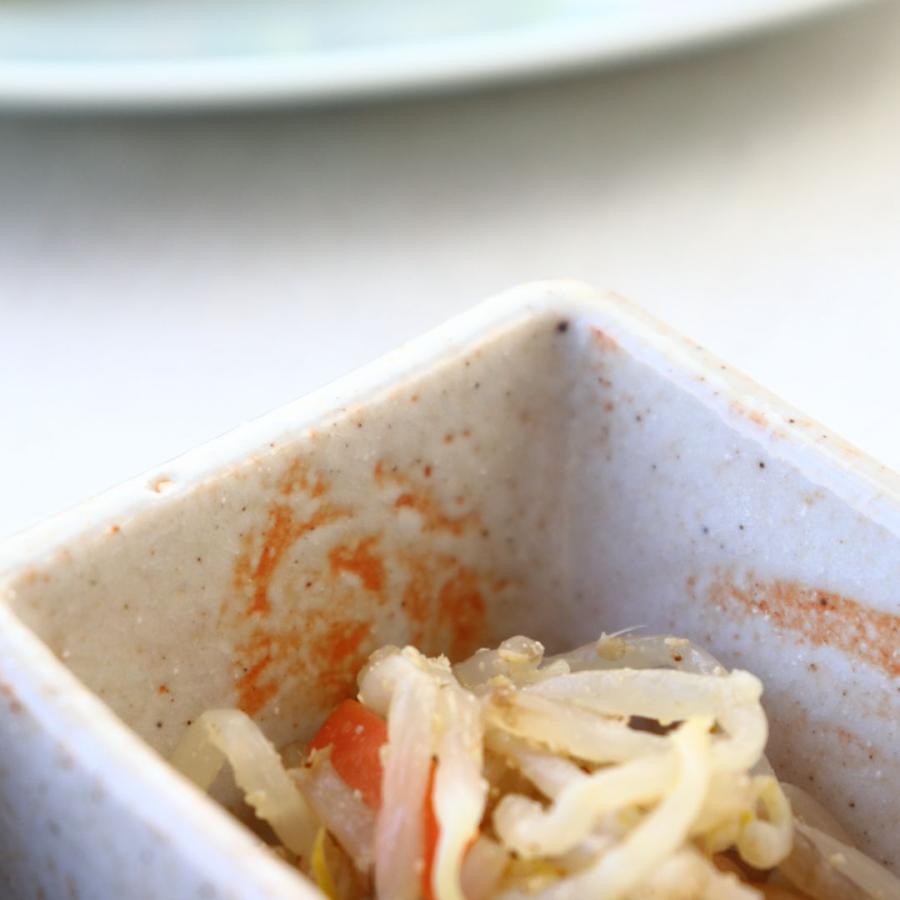 有田焼 三点盛り皿 朱色薄め 日本製 美濃焼 瀬戸焼 20cm オレンジ 業務