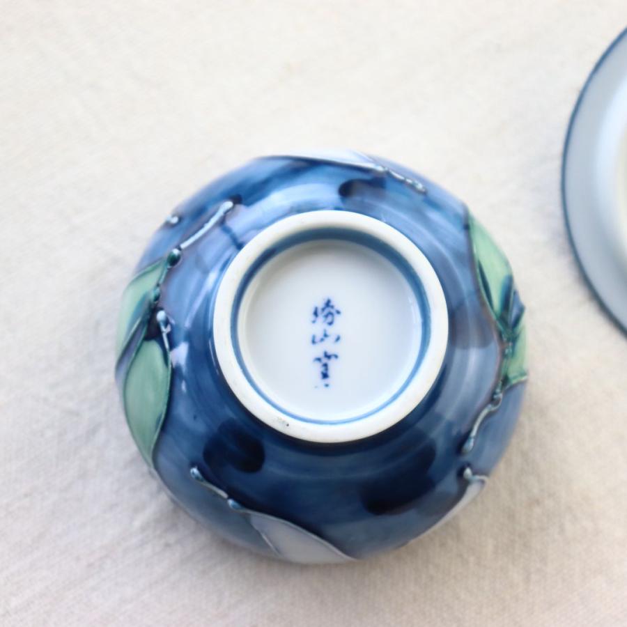 有田焼 蓋付き湯呑み リーフ 日本製 美濃焼 瀬戸焼 和食器 和風 湯のみ