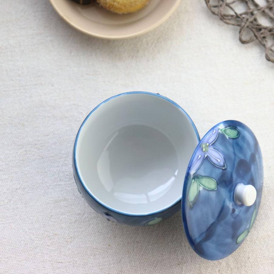 有田焼 蓋付き湯呑み 四葉 日本製 美濃焼 瀬戸焼 和食器 和風 湯のみ