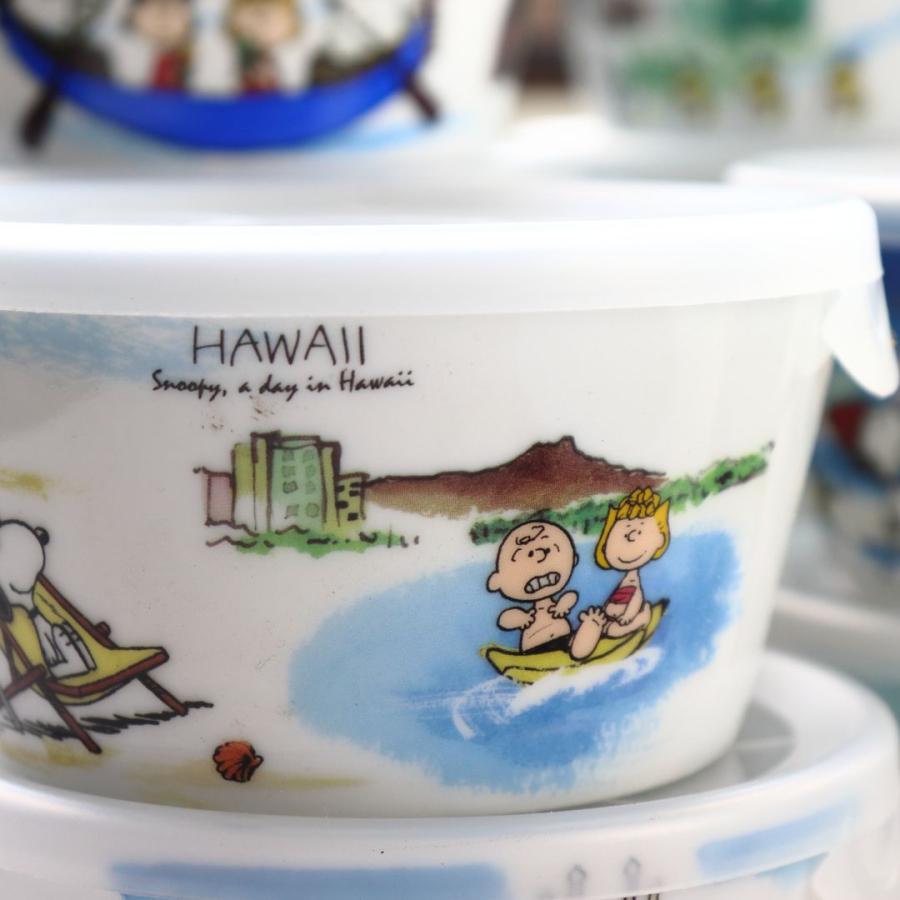 スヌーピー 世界旅行シリーズ 蓋付き保存ボウル 日本製 美濃焼 瀬戸焼