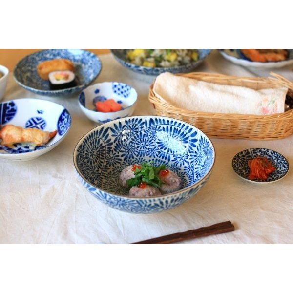 美濃焼　染付  タコ唐草　小鉢&中鉢 楽天市場】【アウトレット】【美濃焼】【貫入】タコ唐草 6.5寸