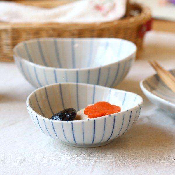 二色十草 3.5寸小鉢 国産 美濃焼 十草の定番デザインをカラフルに 小鉢