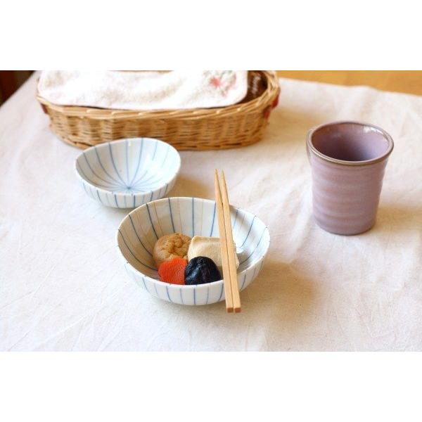 二色十草 4.5寸中鉢 国産 美濃焼 十草の定番デザインをカラフルに 小鉢