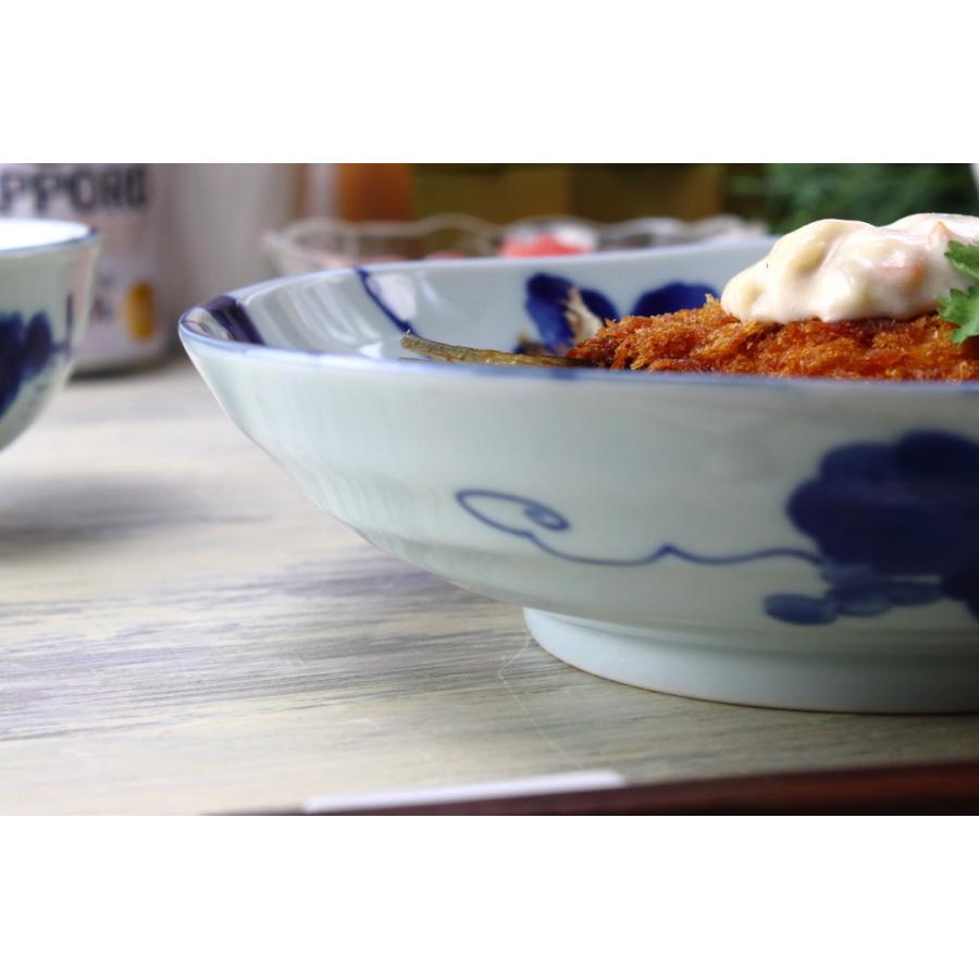 藍色 大皿 miyoshi-ya_sa-08018