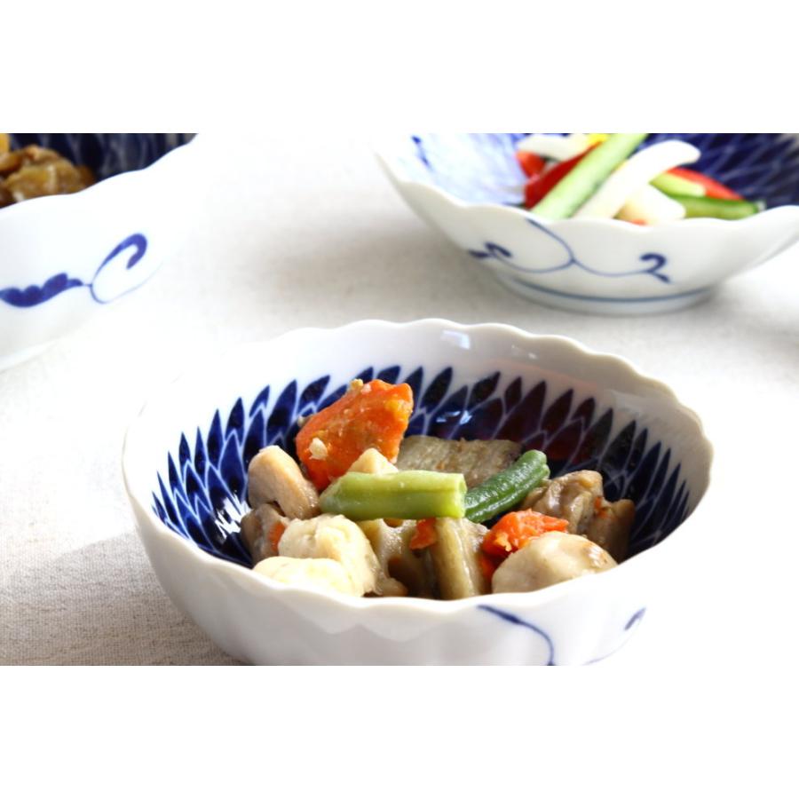 千重菊 4.5寸中鉢 13.8cm 日本製 美濃焼 45鉢 中鉢 中皿 肉じゃが鉢