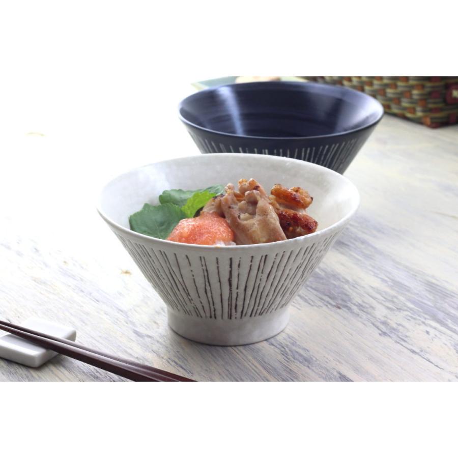 彫十草 5寸丼 16cm 日本製 美濃焼 50丼 どんぶり 丼 大きい茶碗 深鉢