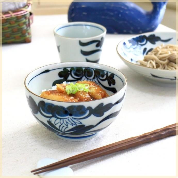 古代草花 お好み丼（小） 国産 美濃焼 うどん鉢 丼 セットどんぶり 鉢