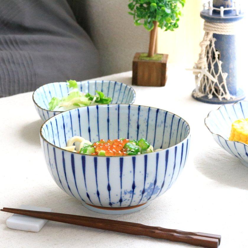 吹墨十草 丼 16cm 国産 美濃焼 お好み丼(大) 麺鉢 うどん鉢 吹墨十草 丼 16cm 国産 美濃焼 お好み丼(大) 麺鉢 うどん鉢
