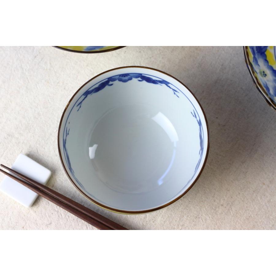 黄彩花紋 小丼 13cm 日本製 美濃焼 お好み丼（小） どんぶり 丼