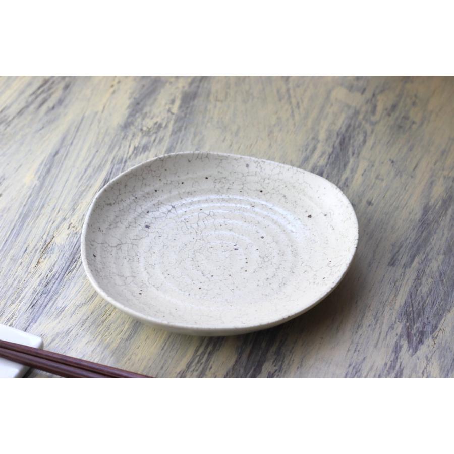 白かいらぎ 取り皿 16.5cm 日本製 美濃焼 三角50皿 小皿 中皿 和皿 丸