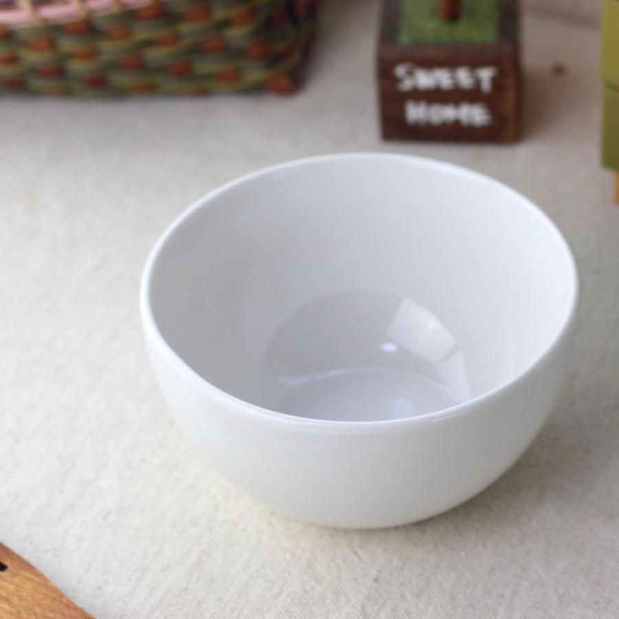 シンプルぽってりサラダボウル 13cm 白 ホワイト 食器 うつわ 器 皿 お
