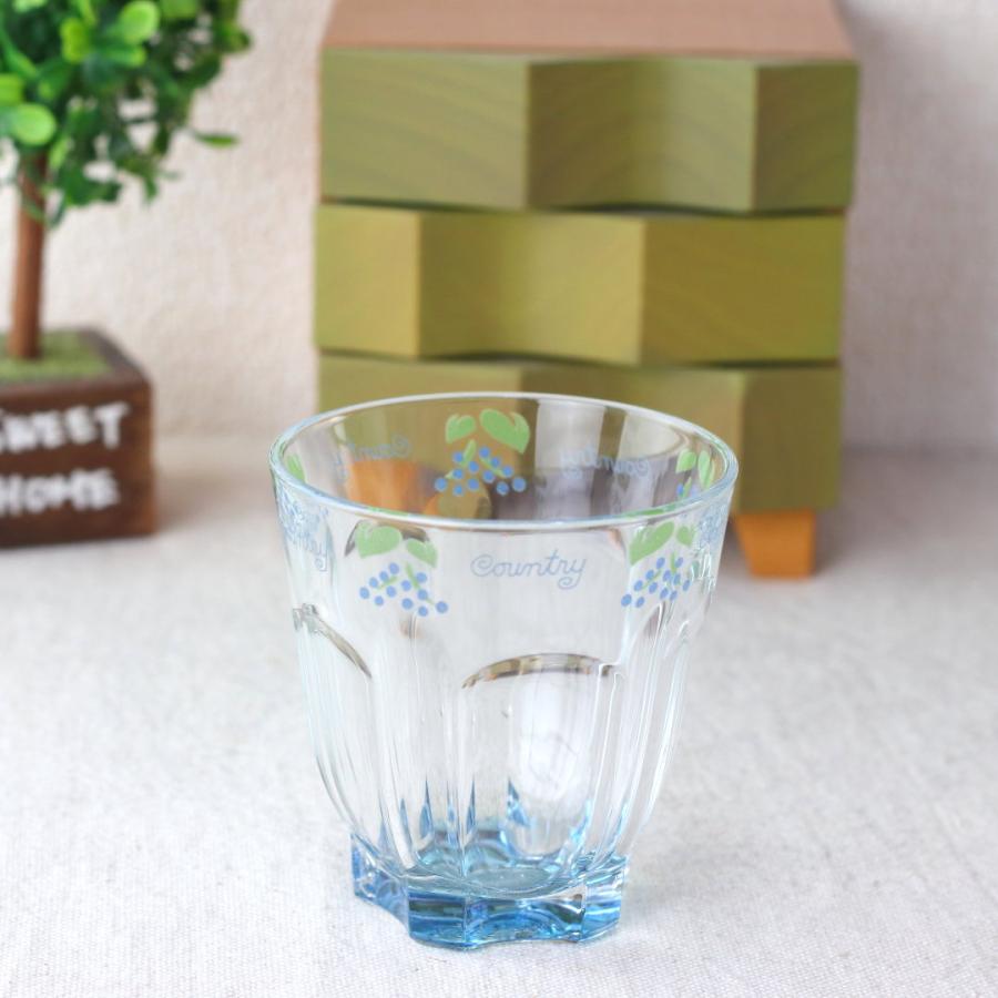 フラワーカントリー グラスタンブラー 220ml ma copine 南欧風 ガラス