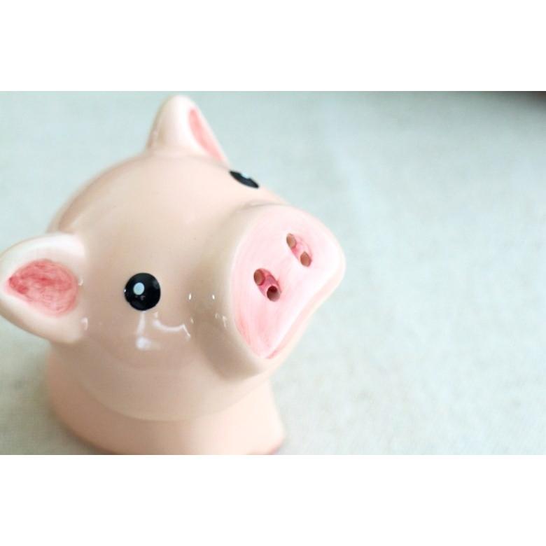 ポーキーピッグ塩こしょういれ ピグピック 豚の鼻から塩コショウ 2個セット 塩こしょう 塩胡椒