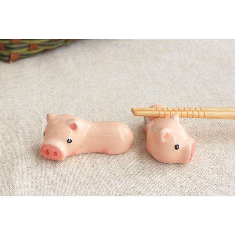 ピグピック 豚の背中の箸置き 2個セット 同型2個組 箸休め おしゃれ
