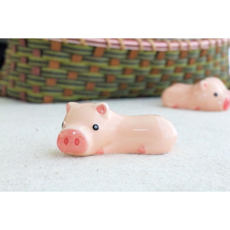 ピグピック 豚の背中の箸置き 2個セット 同型2個組 箸休め おしゃれ