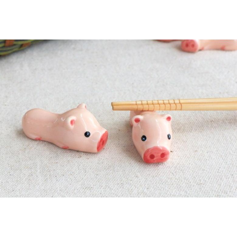 ピグピック 豚の背中の箸置き 2個セット 同型2個組 箸休め おしゃれ