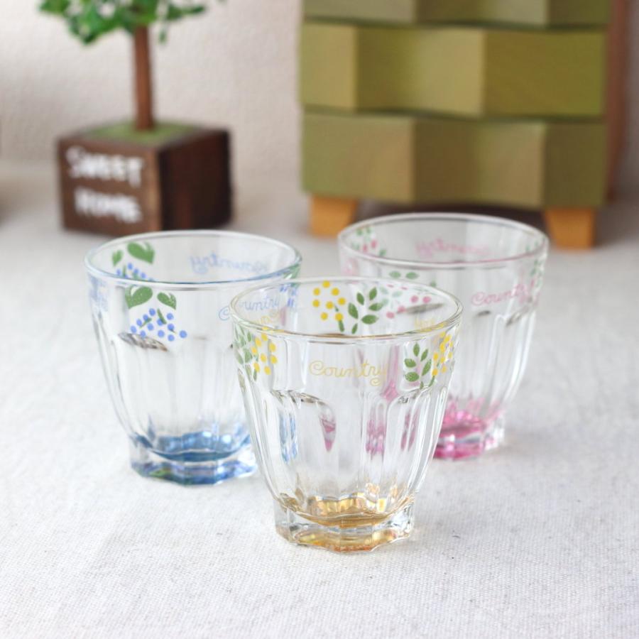 フラワーカントリー リトルタンブラー90ml ガラス ガラス製 コップ