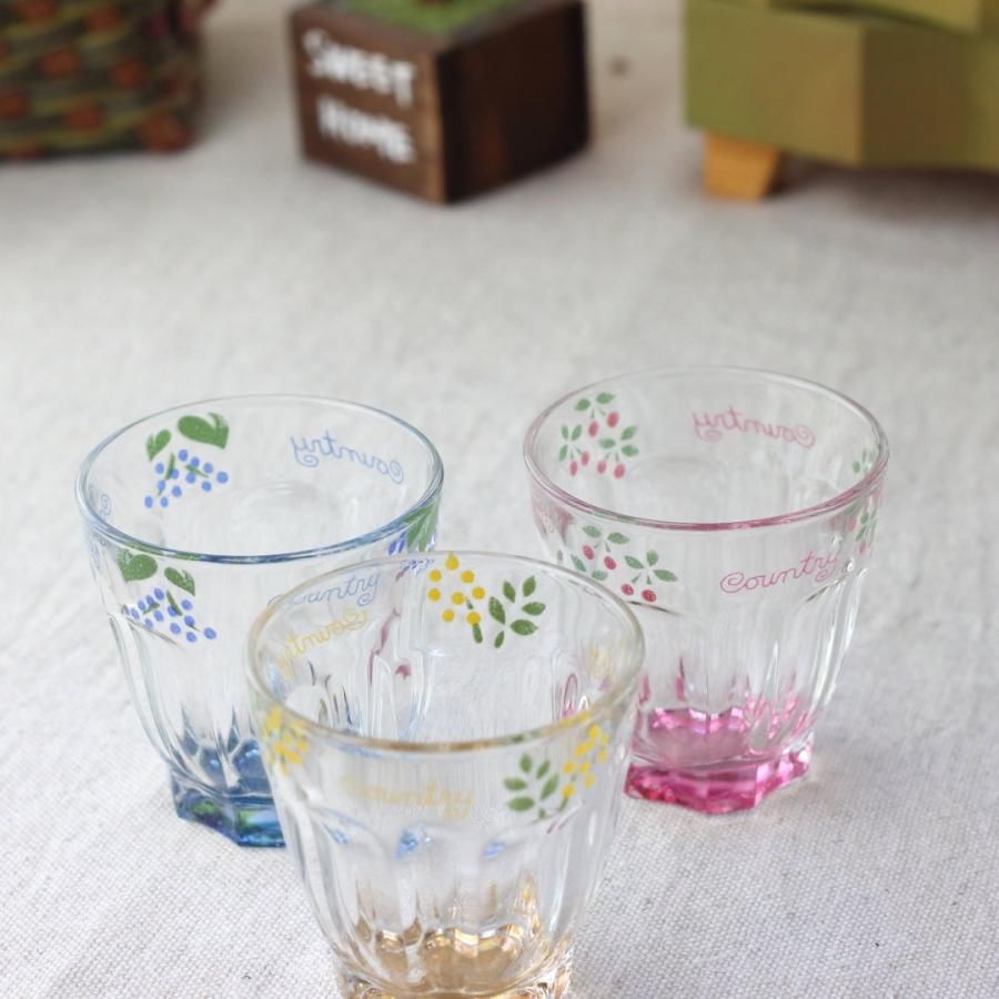 フラワーカントリー リトルタンブラー90ml ガラス ガラス製 コップ