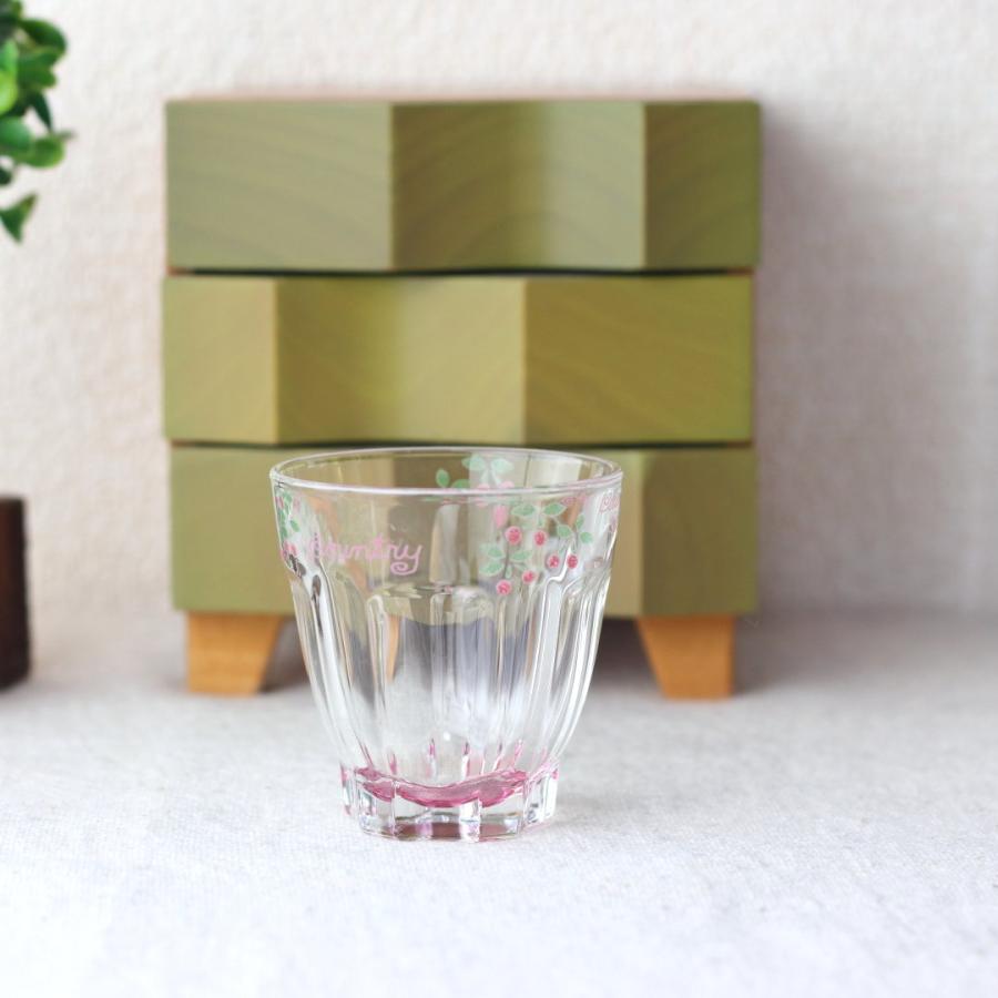 フラワーカントリー リトルタンブラー90ml ガラス ガラス製 コップ