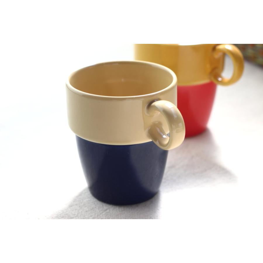 カラフル ポップ スタッキング マグカップ 280ml 日本製 美濃焼 カップ 