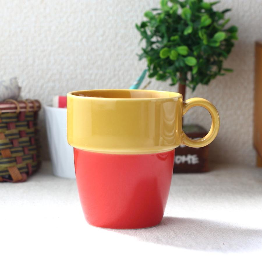 カラフル ポップ スタッキング マグカップ 280ml 日本製 美濃焼 カップ