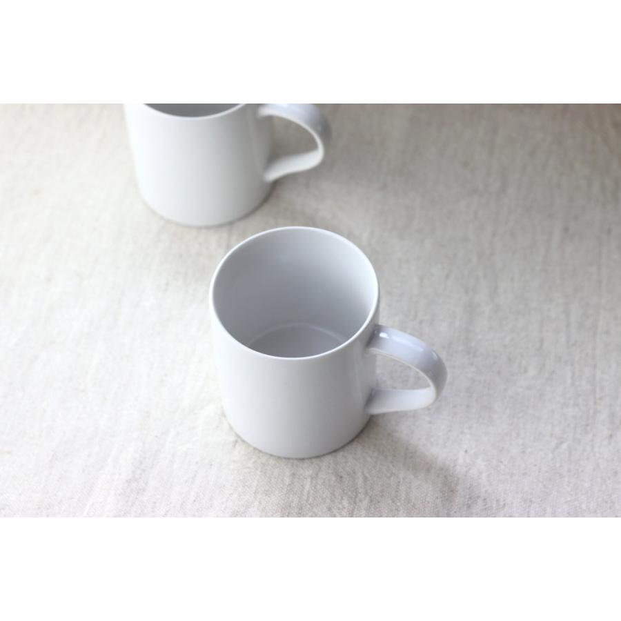 シンプルデミタスマグカップ 210ml 日本製 美濃焼 白 ホワイト 食器