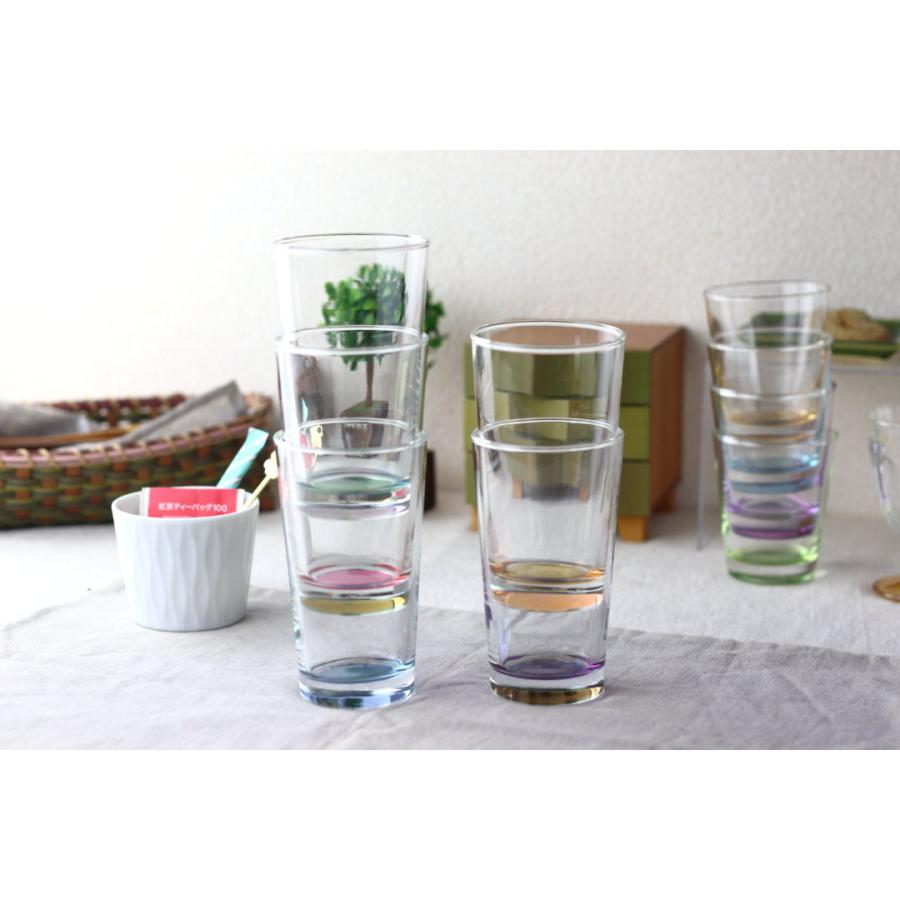 パステルロングタンブラー340ml ガラス ガラス製 カップ コップ 冷茶