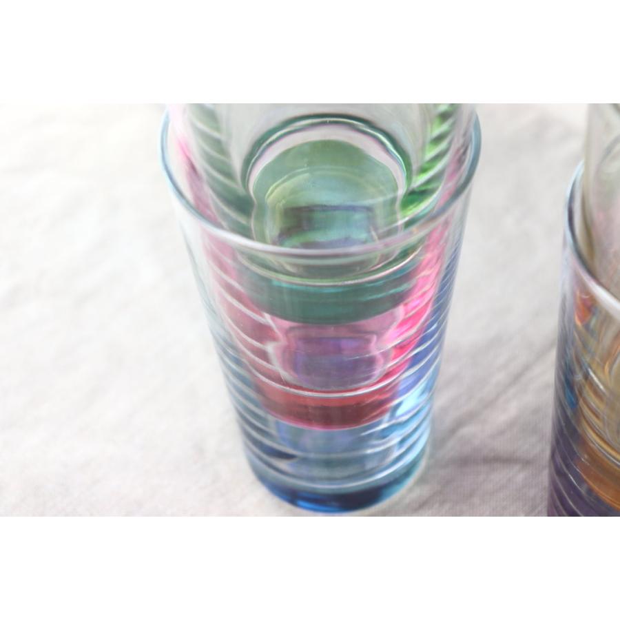パステルロングタンブラー340ml ガラス ガラス製 カップ コップ 冷茶