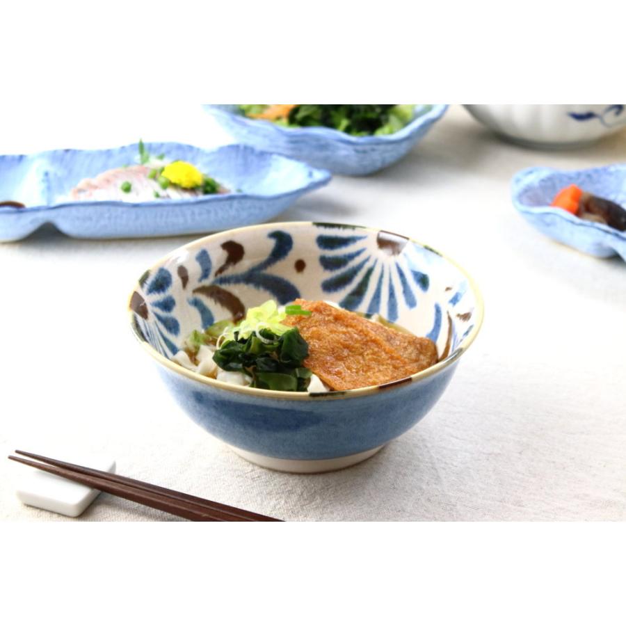 かりゆし 麺鉢 18.4cm 日本製 美濃焼 6.3麺鉢 沖縄ぞば 丼 どんぶり 大