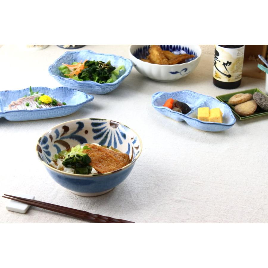 かりゆし 麺鉢 18.4cm 日本製 美濃焼 6.3麺鉢 沖縄ぞば 丼 どんぶり 大